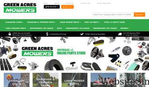 greenacresmowers.com.au Screenshot