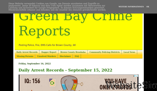 greenbaycrimereports.com Screenshot