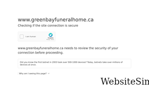 greenbayfuneralhome.ca Screenshot