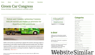 greencarcongress.com Screenshot