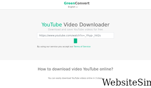 greenconvert.net Screenshot