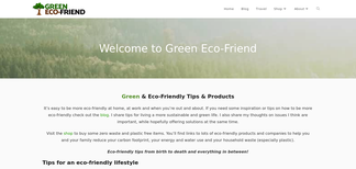greenecofriend.co.uk Screenshot