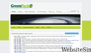 greenfacts.org Screenshot