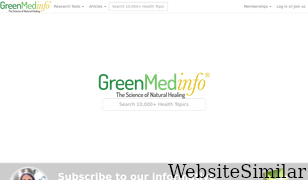 greenmedinfo.com Screenshot