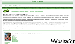 greenmesg.org Screenshot