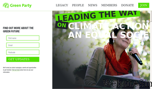 greenparty.org.uk Screenshot
