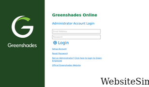greenshadesonline.com Screenshot