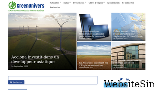 greenunivers.com Screenshot