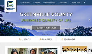 greenvillecounty.org Screenshot