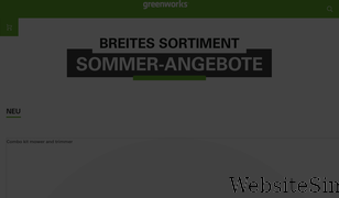 greenworkstools.eu Screenshot