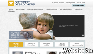 gregoiredesrochers.com Screenshot