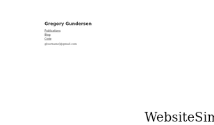 gregorygundersen.com Screenshot