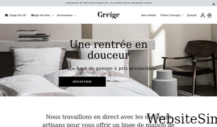 greige.fr Screenshot