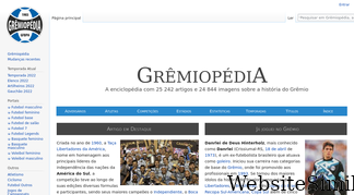 gremiopedia.com Screenshot