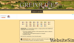 grepolife.com Screenshot