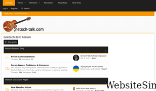 gretsch-talk.com Screenshot