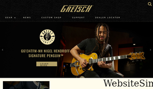 gretschguitars.com Screenshot