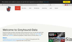 greyhound-data.com Screenshot