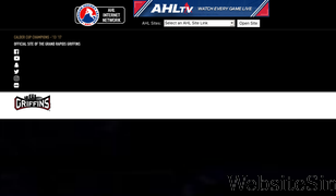 griffinshockey.com Screenshot