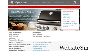 grillparts.com Screenshot