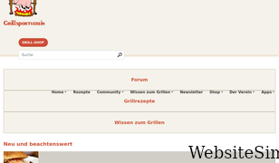 grillsportverein.de Screenshot
