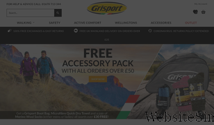 grisport.co.uk Screenshot