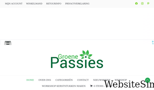 groenepassies.nl Screenshot