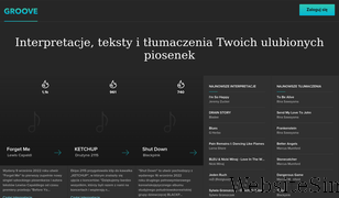 groove.pl Screenshot