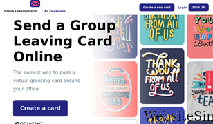 groupleavingcards.com Screenshot