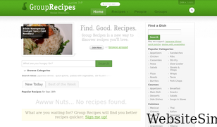 grouprecipes.com Screenshot