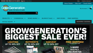growgeneration.com Screenshot