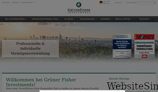 gruener-fisher.de Screenshot
