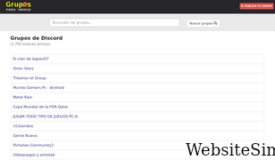 gruposdiscord.com Screenshot