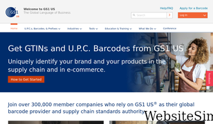 gs1us.org Screenshot