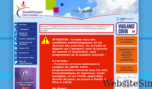 guadeloupe.aeroport.fr Screenshot