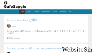 gufosaggio.net Screenshot