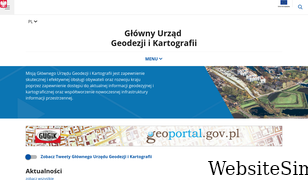gugik.gov.pl Screenshot