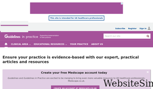 guidelinesinpractice.co.uk Screenshot