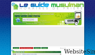 guidemusulman.com Screenshot