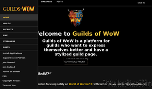 guildsofwow.com Screenshot