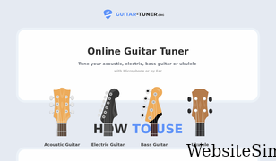 guitar-tuner.org Screenshot