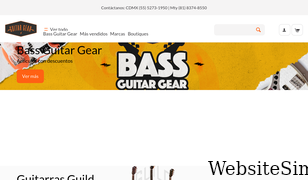 guitargear.com.mx Screenshot