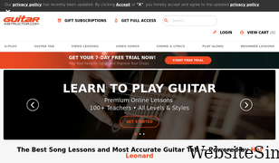 guitarinstructor.com Screenshot