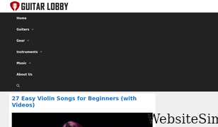guitarlobby.com Screenshot