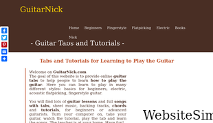 guitarnick.com Screenshot