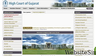 gujarathighcourt.nic.in Screenshot