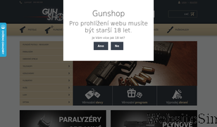 gunshop.cz Screenshot