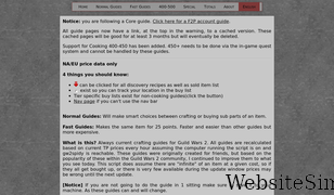 gw2crafts.net Screenshot