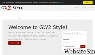 gw2style.com Screenshot