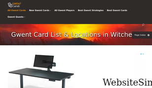 gwent-cards.com Screenshot